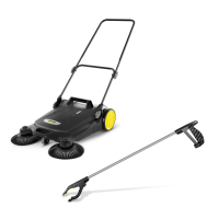 Підмітальна машина Karcher S 4 Twin Go!Further, ручна, захват 68см, контейнер 20л, 10.2кг (1.766-363.0)