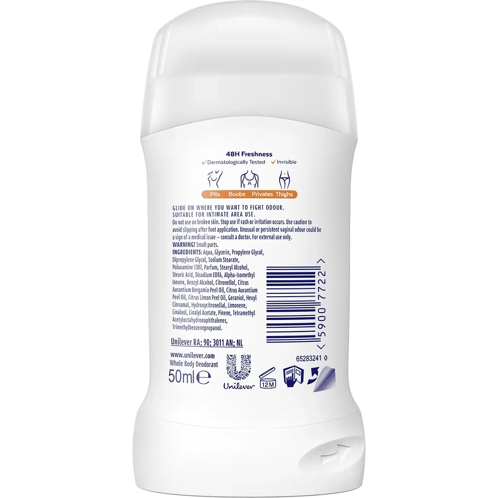 Дезодорант Rexona Для всього тіла Цитрусова свіжість 50 мл (59007722)