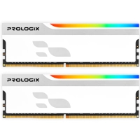 Computer memory module DDR5 32GB (2x16GB) 6000 MHz Onyx White RGB Prologix (PRO32GB6000YWR5K)