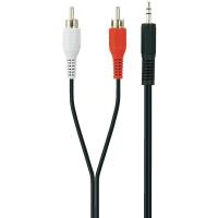 Кабель мультимедійний Jack 3.5mm M/2xRCA 2.0m Belkin (F3Y110bf2M)