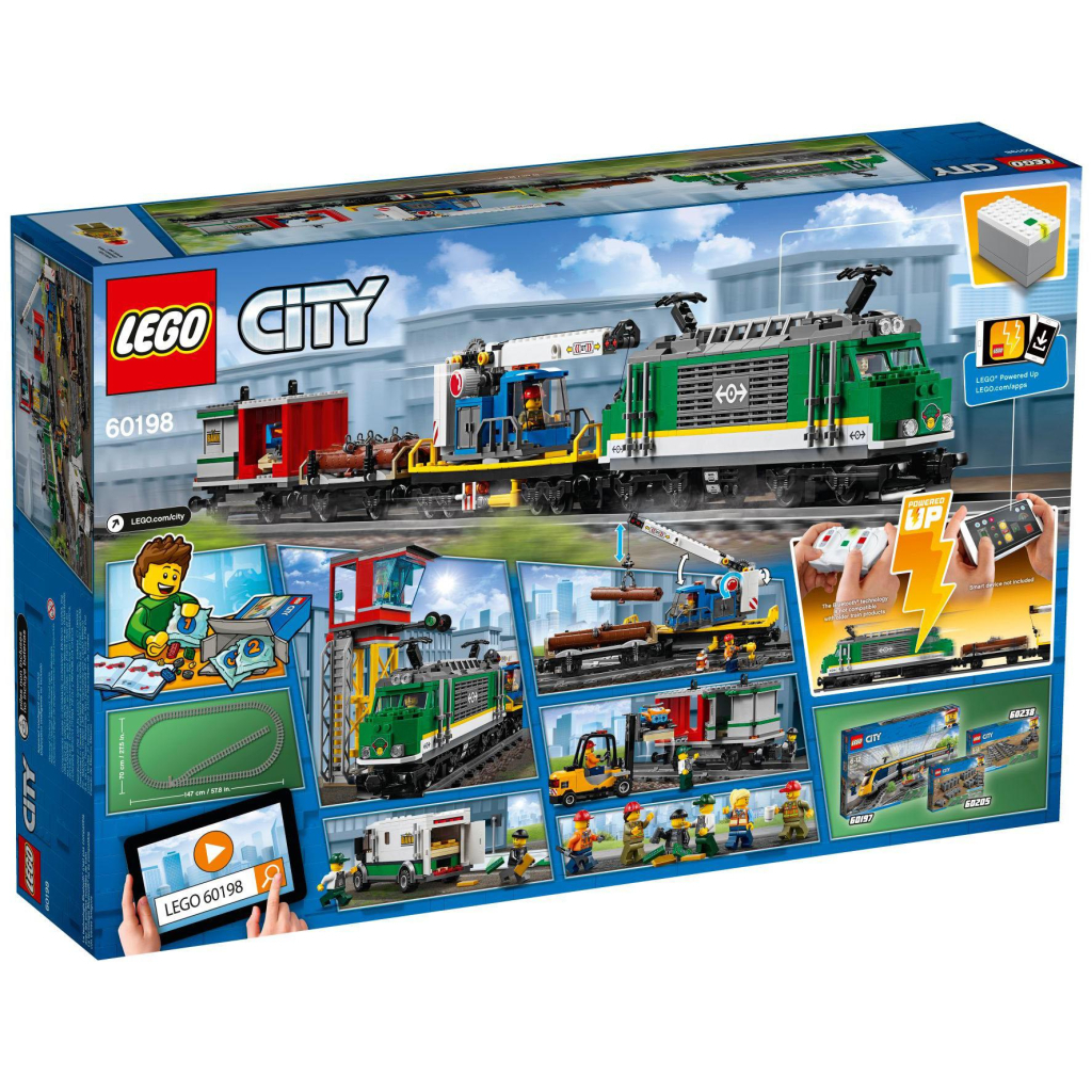 Конструктор LEGO CITY Вантажний потяг (60198)
