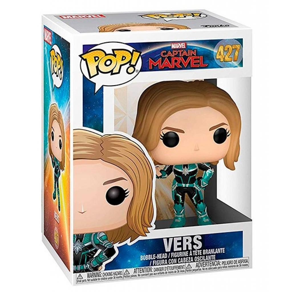Фігурка для геймерів Funko Pop Капітан Марвел у зеленому костюмі (36342)
