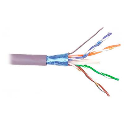 Network cable Kingda FTP 305m, cat 5e, CU, 4 pairs, 24AWG, LSZH, violet (KDFT8004-LSZH)