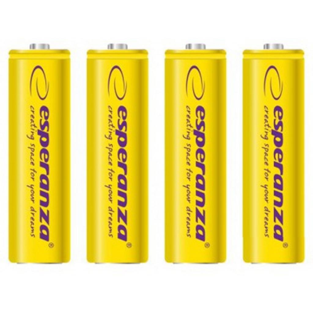 Акумулятор Esperanza AA 2000mAh Ni-MH * 4 yellow (EZA104Y) Акумулятор Esperanza AA 2000mAh Ni-MH * 4 yellow (EZA104Y)