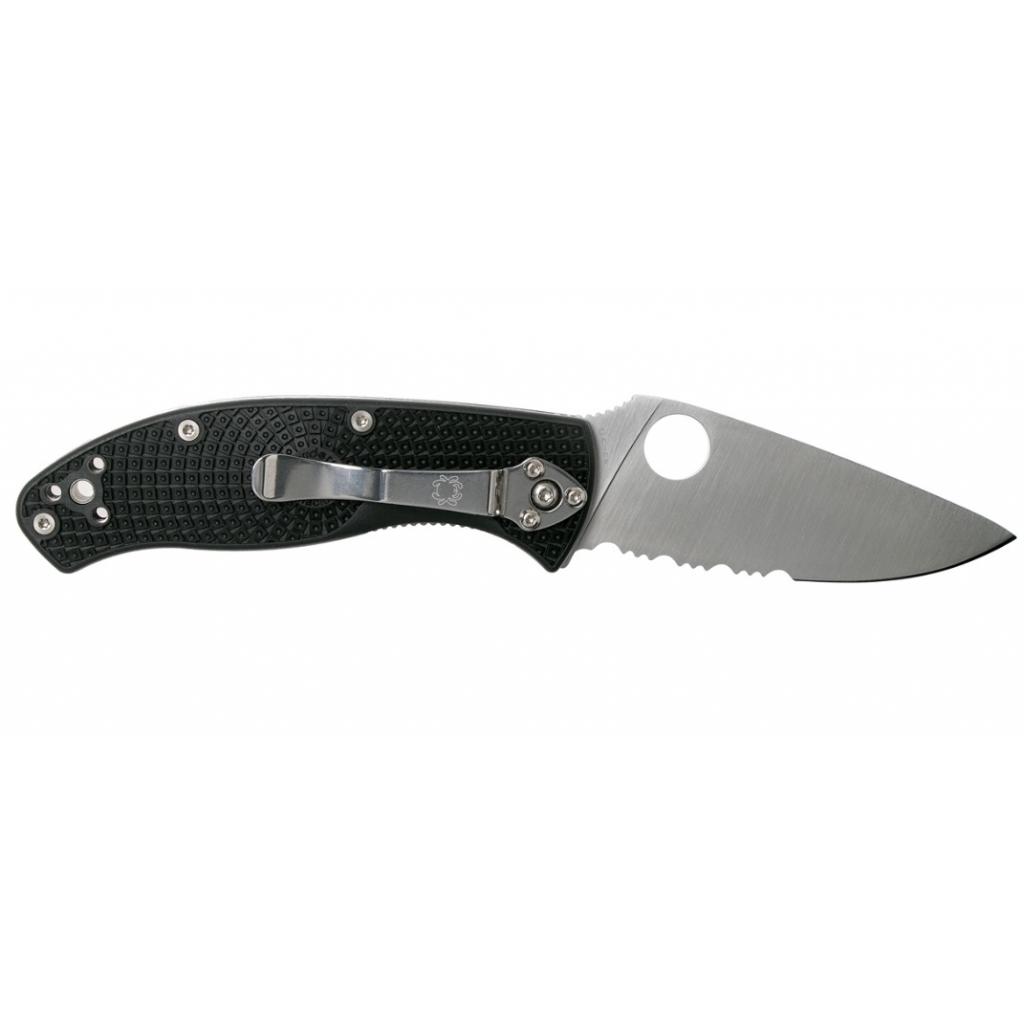 Ніж Spyderco Tenacious FRN полусеррейтор (C122PSBK) Ніж Spyderco Tenacious FRN полусеррейтор (C122PSBK)