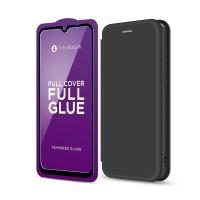 Скло захисне MakeFuture Xiaomi Redmi 9C + case Flip Black (MSFP-XR9CBK)