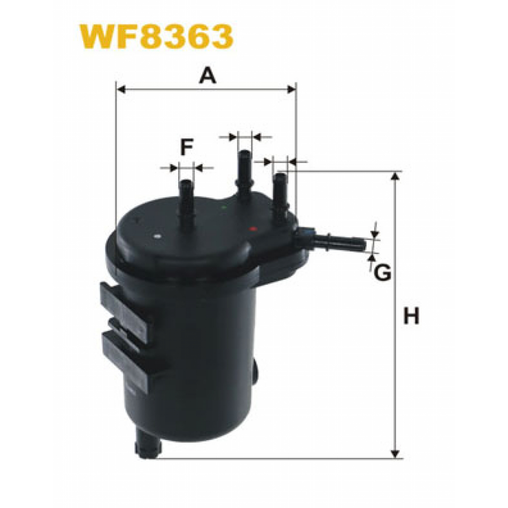 Фільтр паливний Wixfiltron WF8363