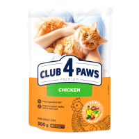 Dry food for cats Club 4 Paws Premium. With the taste of chicken 300 g (4820083909795)
