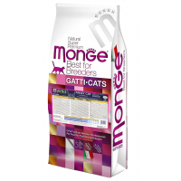 Dry food for cats Monge Cat Bwild Low Grain with hare meat 10 kg (8009470004923)