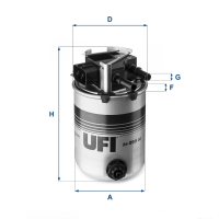Fuel filter UFI 24.095.00