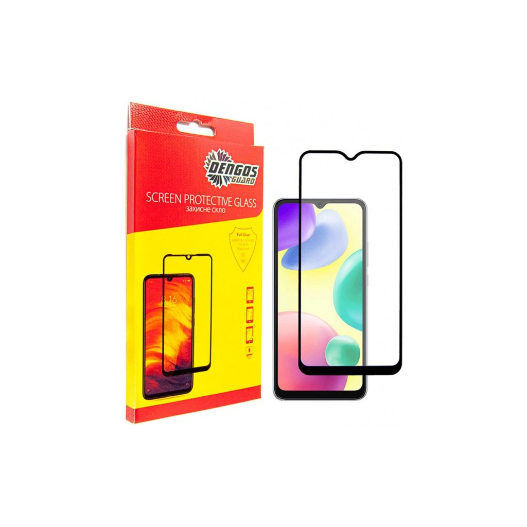 Скло захисне Dengos Full Glue Xiaomi Redmi 10C (TGFG-221) Скло захисне Dengos Full Glue Xiaomi Redmi 10C (TGFG-221)