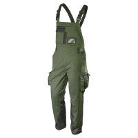 Напівкомбінезон робочий Neo Tools CAMO Olive, розмір L (52), 255 г/м2, потрійні шви, оливкова (81-242-L)