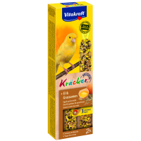 Ласощі для птахів Vitakraft Kracker для канарок з яйцем 54 г (4008239212658)