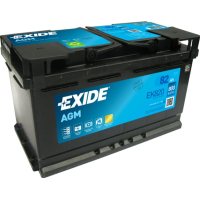 Car battery EXIDE START-STOP AGM 82Ah EV (-/+) (800EN) (EK820)