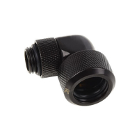 Фітинг для СВО Alphacool Фитинг Alphacool Eiszapfen 16mm HardTube compression fitting 90 rotatable G1/4 - knurled - d (4250197173957)