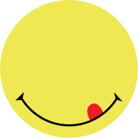 Axent paper for notes with an adhesive layer Smile 70x70mm, 50 sheets (2444-02-A)
