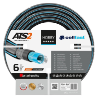 Hose for watering Cellfast HOBBY ATS, 3/4', 25m, 6 layers, up to 30 Bar, -20…+60°C (16-220)