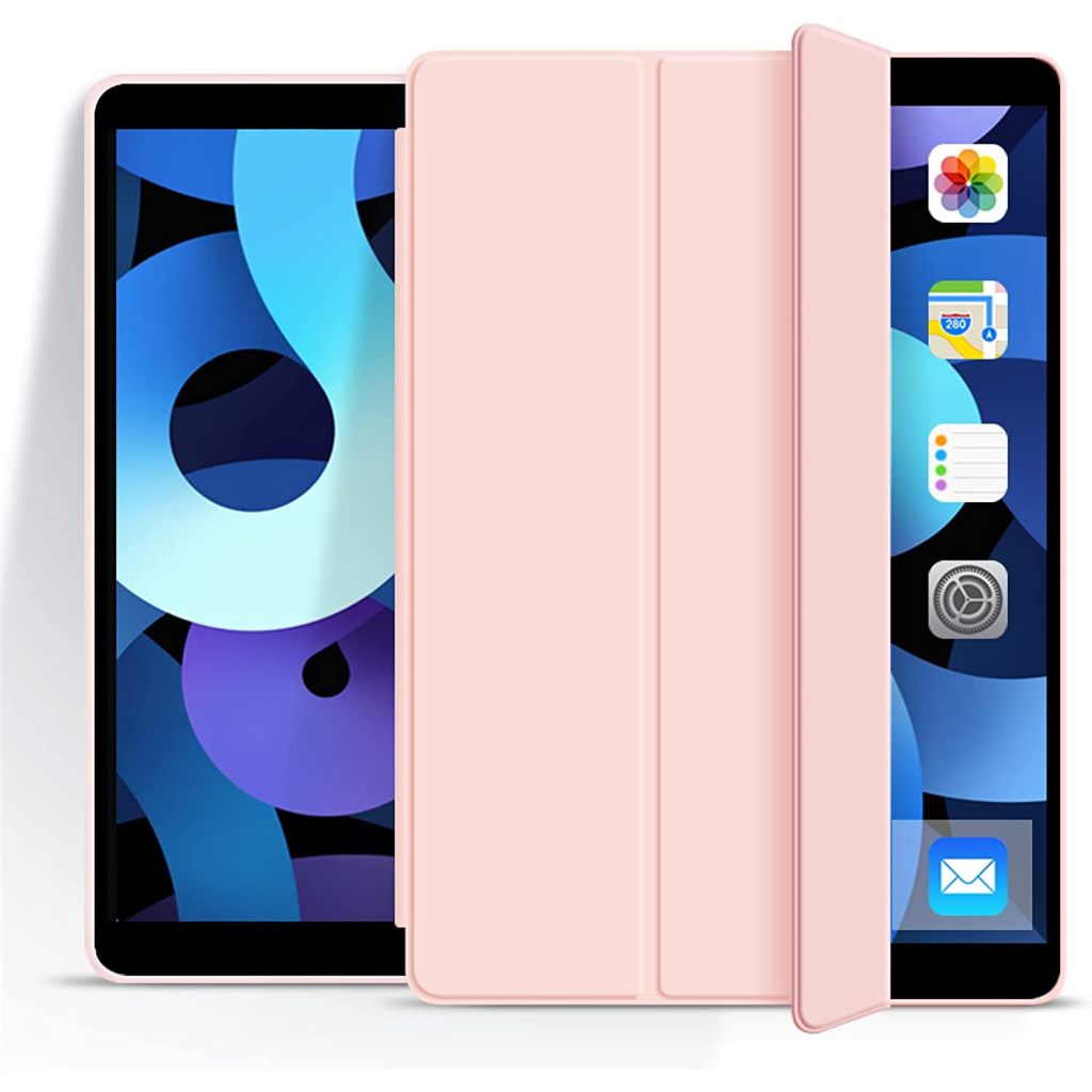 Чохол до планшета BeCover Tri Fold Soft TPU Silicone Apple iPad 10.9" 2022/24/11" 2025 Pink (708523)