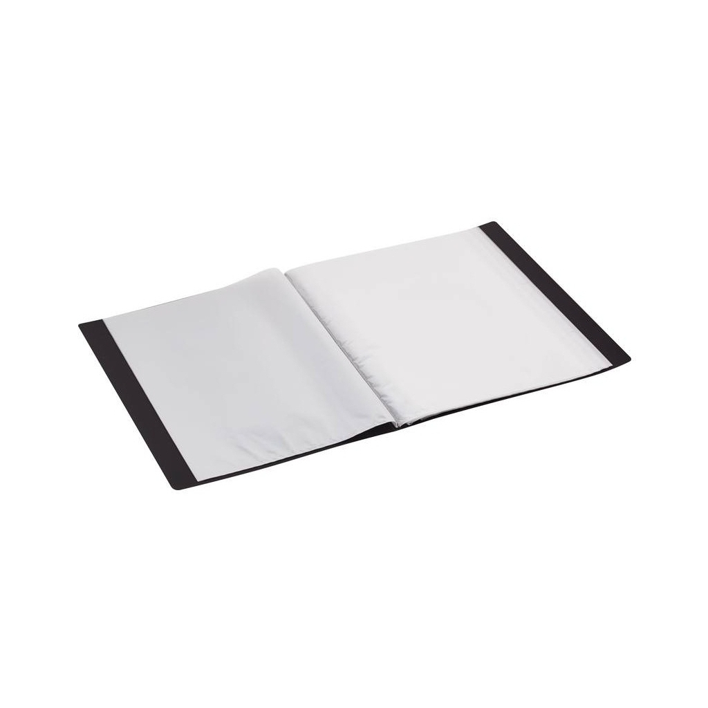 Папка з файлами Economix А4 з 40 файлами, чорна (E30604-01)