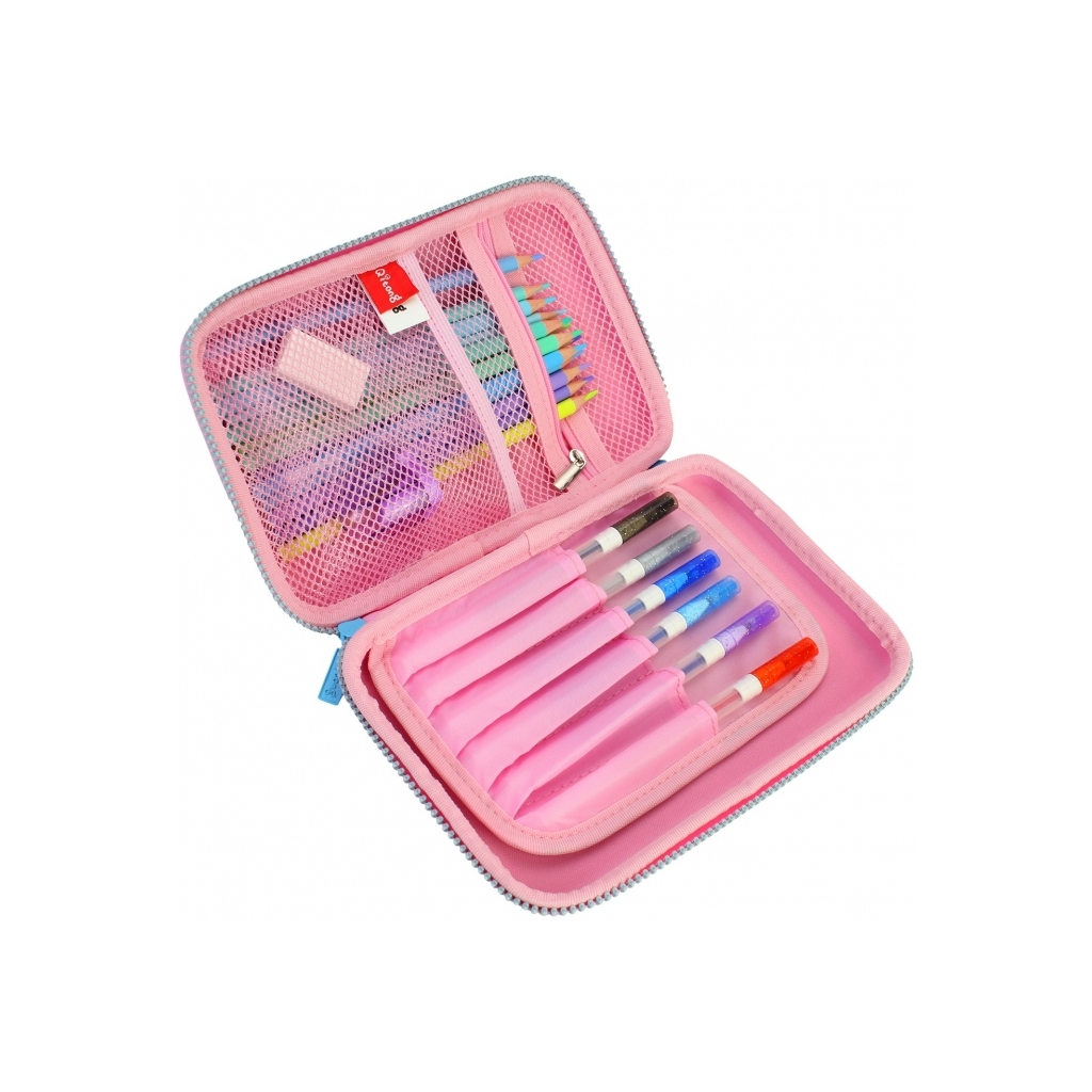 Пенал Cool For School 1 відділення з органайзером блакитний (QT-5630-Blue) Пенал Cool For School 1 відділення з органайзером блакитний (QT-5630-Blue)