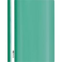 Folder Economix A4 without perforation, texture "gloss", green (E31511-04)