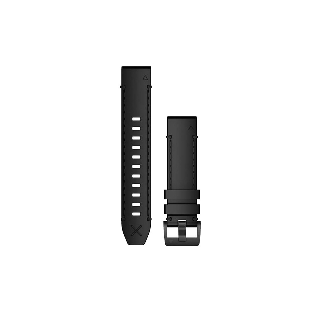 Ремінець до смарт-годинника Garmin MARQ, QuickFit 22m, Black Leather Strap (010-12738-19) Ремінець до смарт-годинника Garmin MARQ, QuickFit 22m, Black Leather Strap (010-12738-19)