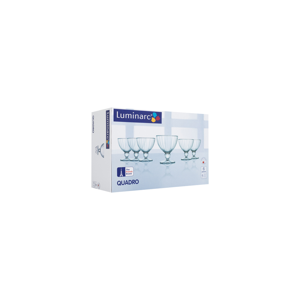 Креманка Luminarc Quadro 250 мл набір 6 шт (N2322)