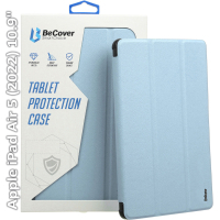 Чохол до планшета BeCover Tri Fold Hard Apple iPad Air 5 (2022) 10.9" Light Blue (709663)