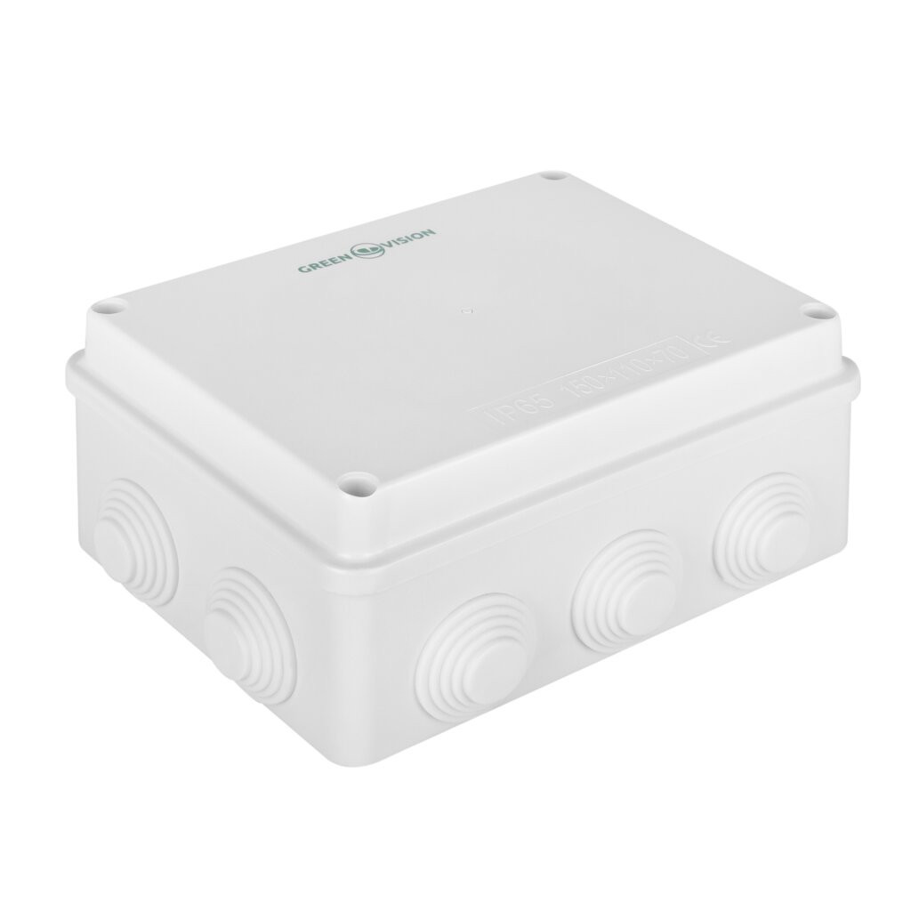 Розподільча коробка Greenvision G200х155х80 IP65 Розподільча коробка Greenvision G200х155х80 IP65