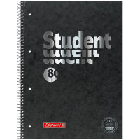 Brunnen notebook College block A4 Premium in a cell 80 sheets Black (10-678 28 90)
