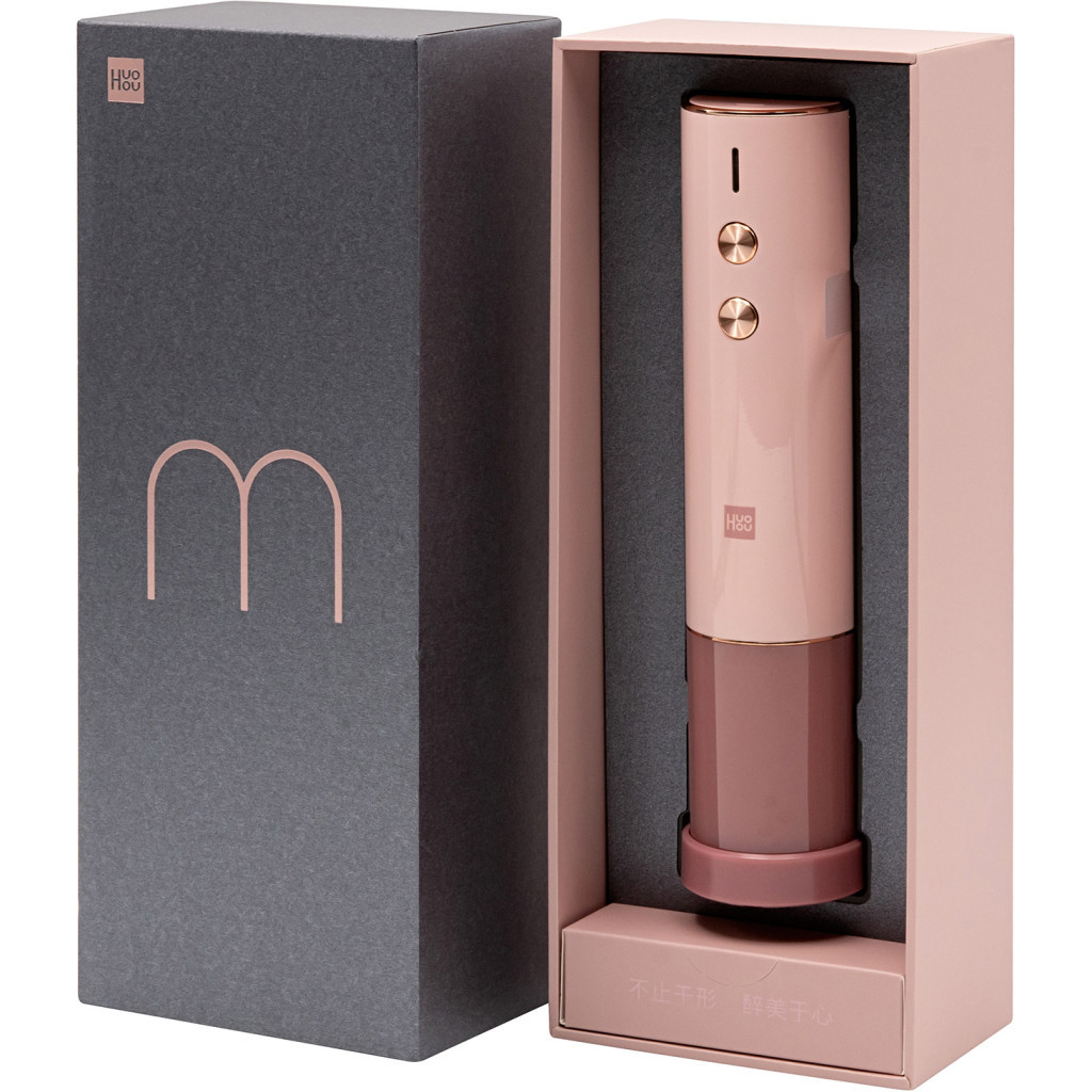 Штопор Xiaomi HuoHou Electric Wine Bottle Opener Pink (HU0121)