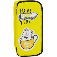 Cool For School pencil case 1 compartment Yellow (B-8691-yellow)