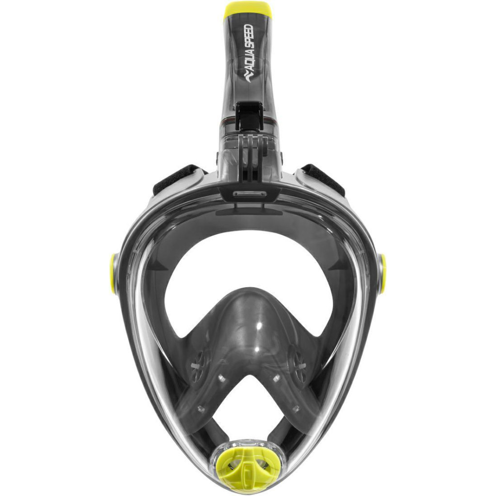 Маска для плавання Aqua Speed Spectra 2.0 9921 чорний, жовтий 247-30 L/XL (5908217699213)