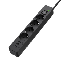 ColorWay CW-CHE435PDB network power filter, 4 outlets/3USB 5M (CW-CHE435PDB)