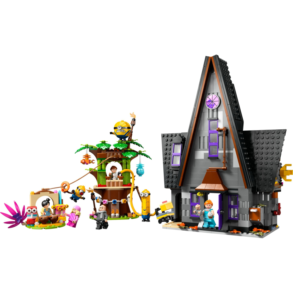 Конструктор LEGO Нікчемний я 4 Родинний маєток Гру й посіпак 868 деталей (75583)