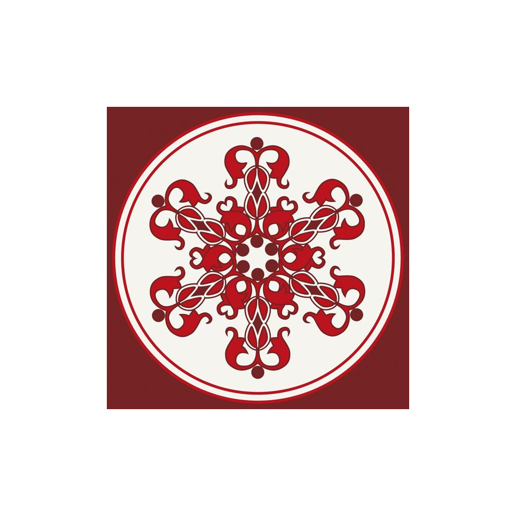 Картина по номерам ArtCraft Круглий орнамент 30х30 см (13043-AC)