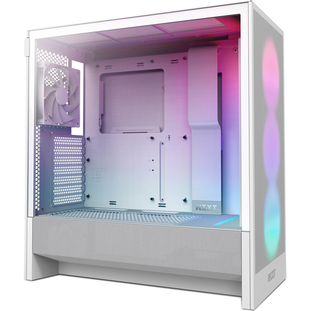 Корпус NZXT H5 Flow RGB Compact All White (CC-H52FW-R1) Корпус NZXT H5 Flow RGB Compact All White (CC-H52FW-R1)
