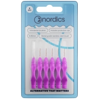 Brushes for interdental spaces Nordics Interdental Brushes 0.40 mm 6 pcs. (3800500324739)