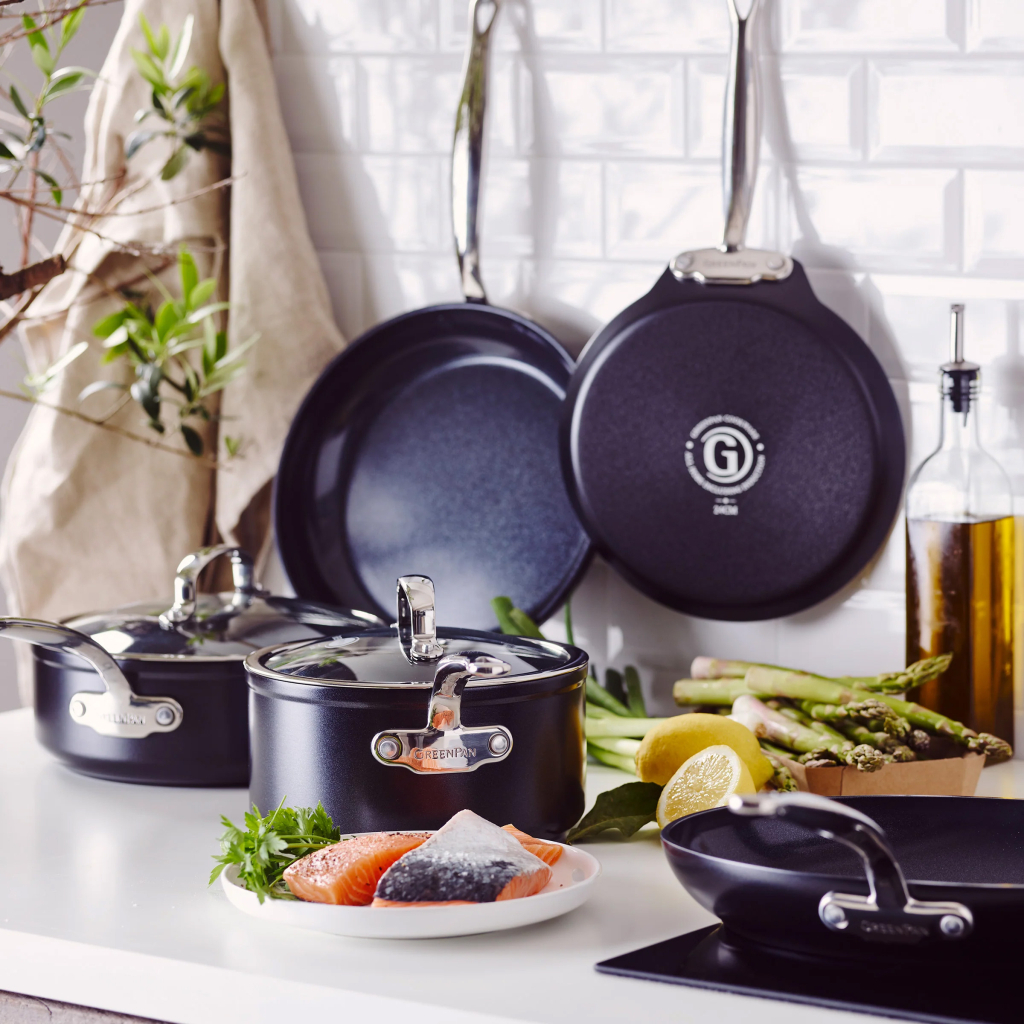 Сотейник GreenPan Barcelona Pro з кришкою 24 см, 3,4 л (CC005327-001)