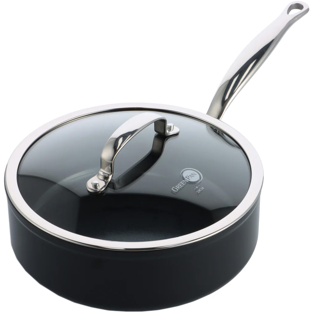 Сотейник GreenPan Barcelona Pro з кришкою 24 см, 3,4 л (CC005327-001)