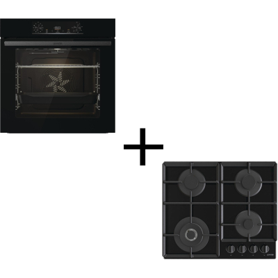 Комплект вбудованої техніки Gorenje BO6735E05B + GTW641EB
