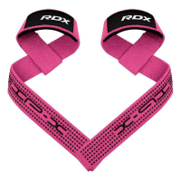 Wrist straps RDX S4 Gym Cotton Gel Straps Pink Plus (WAC-S4P+)