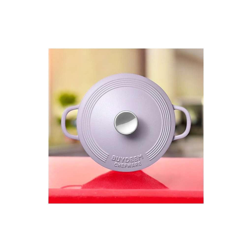 Гусятниця Buydeem CP521 Petal Purple чавунна емальована 2.9 л (CP521-PP)