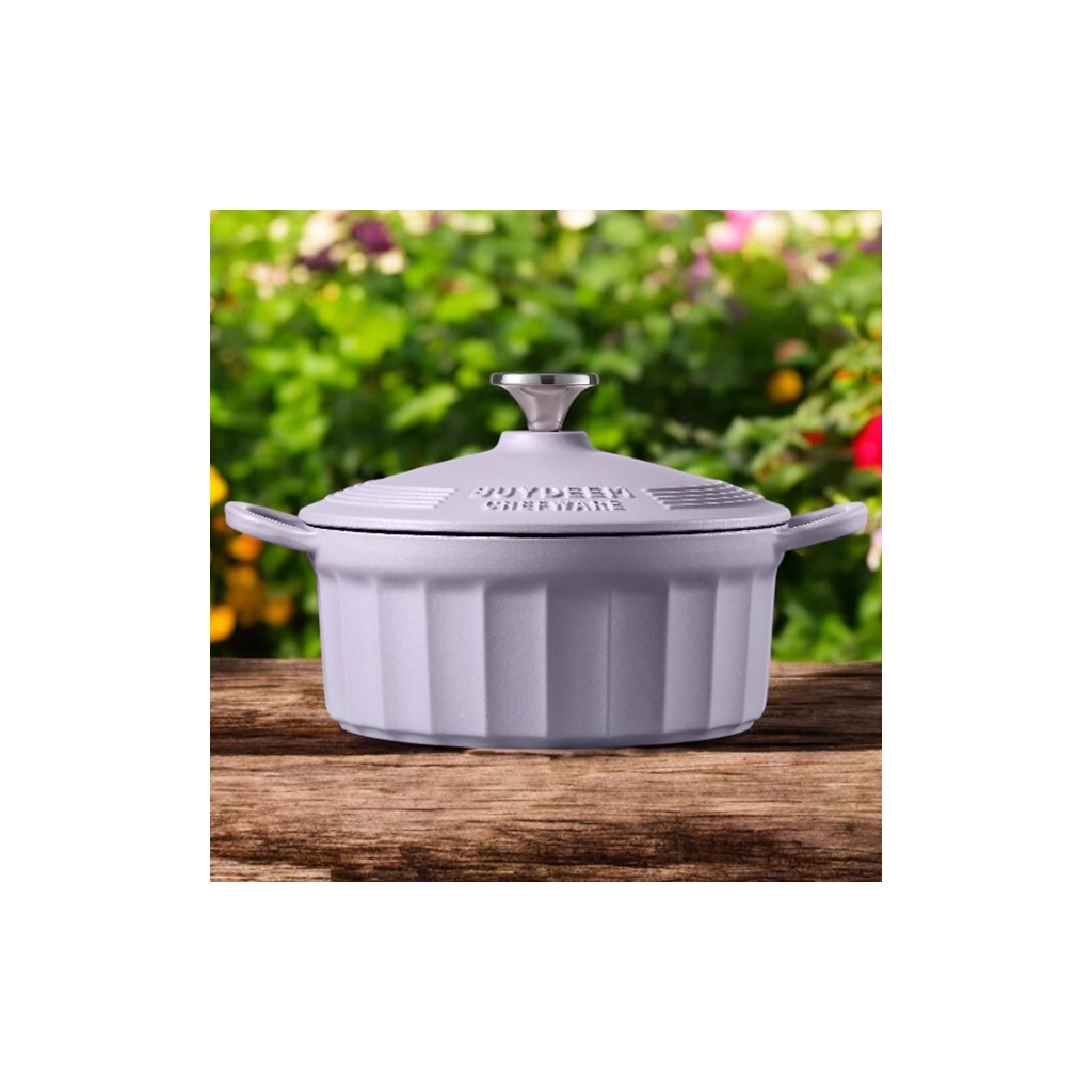 Гусятниця Buydeem CP521 Petal Purple чавунна емальована 2.9 л (CP521-PP)