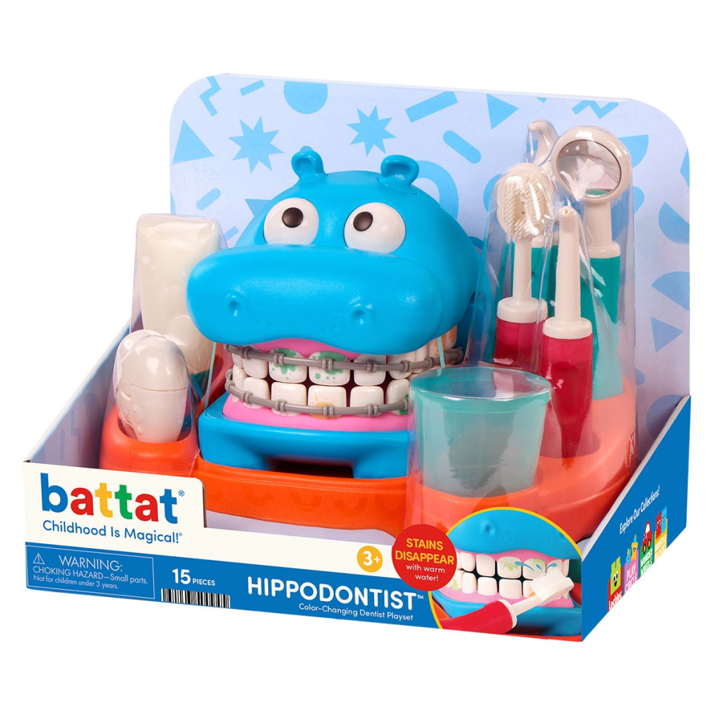 Ігровий набір Battat Бегемотик у стоматолога (BT1803Z)