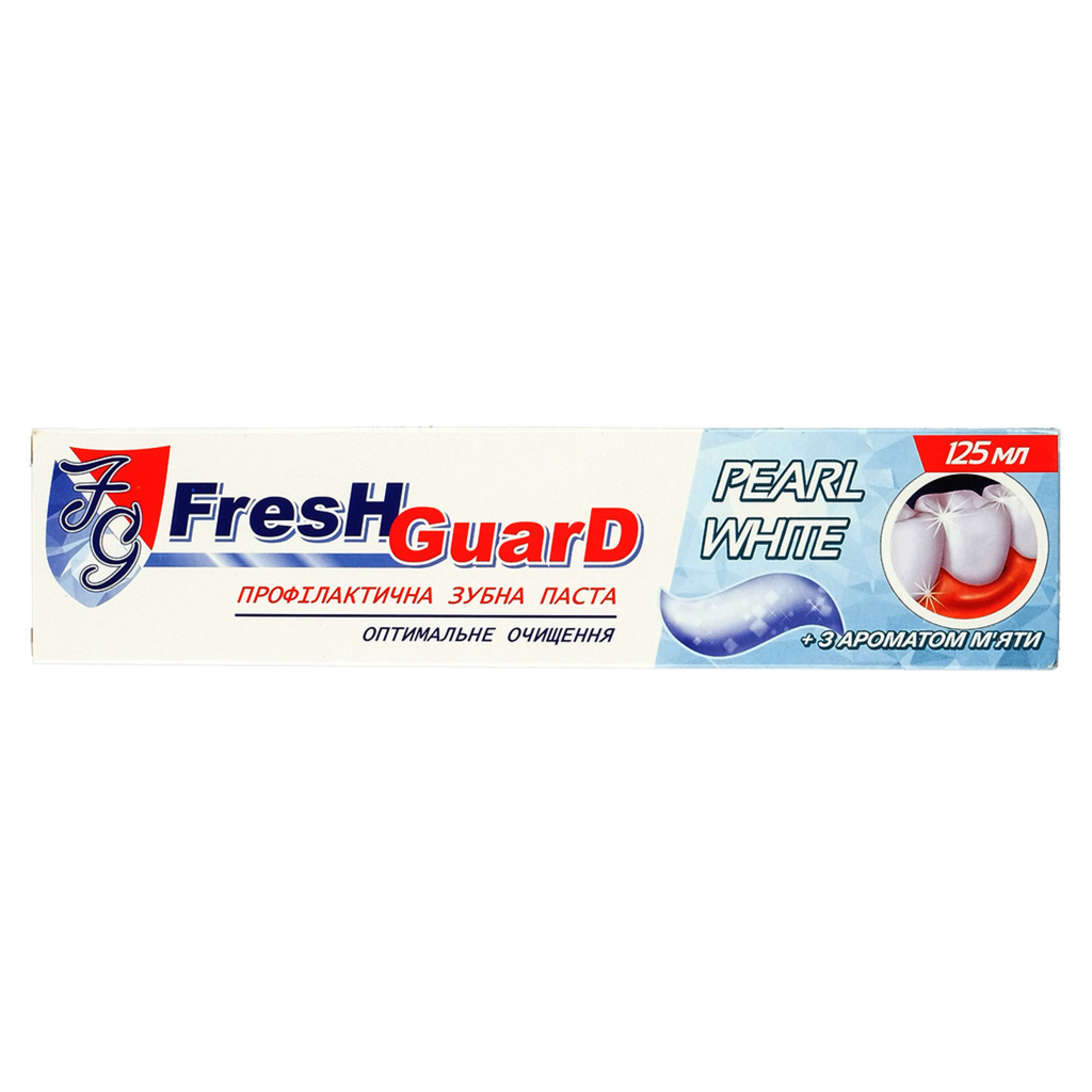 Зубна паста Fresh Guard Pearl White 125 мл (3800031756016)