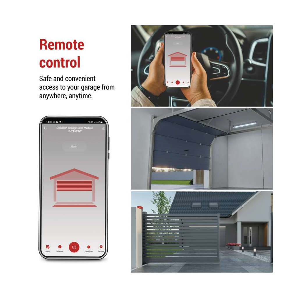 Модуль управління розумним будинком EMOS Smart Garage Door Control Module H5111 WiFi (H5111)