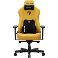 Крісло ігрове Anda Seat Kaiser 3E Fabric XL Bright Yellow (AD23YC-XL-09-Y-CF-Y01)