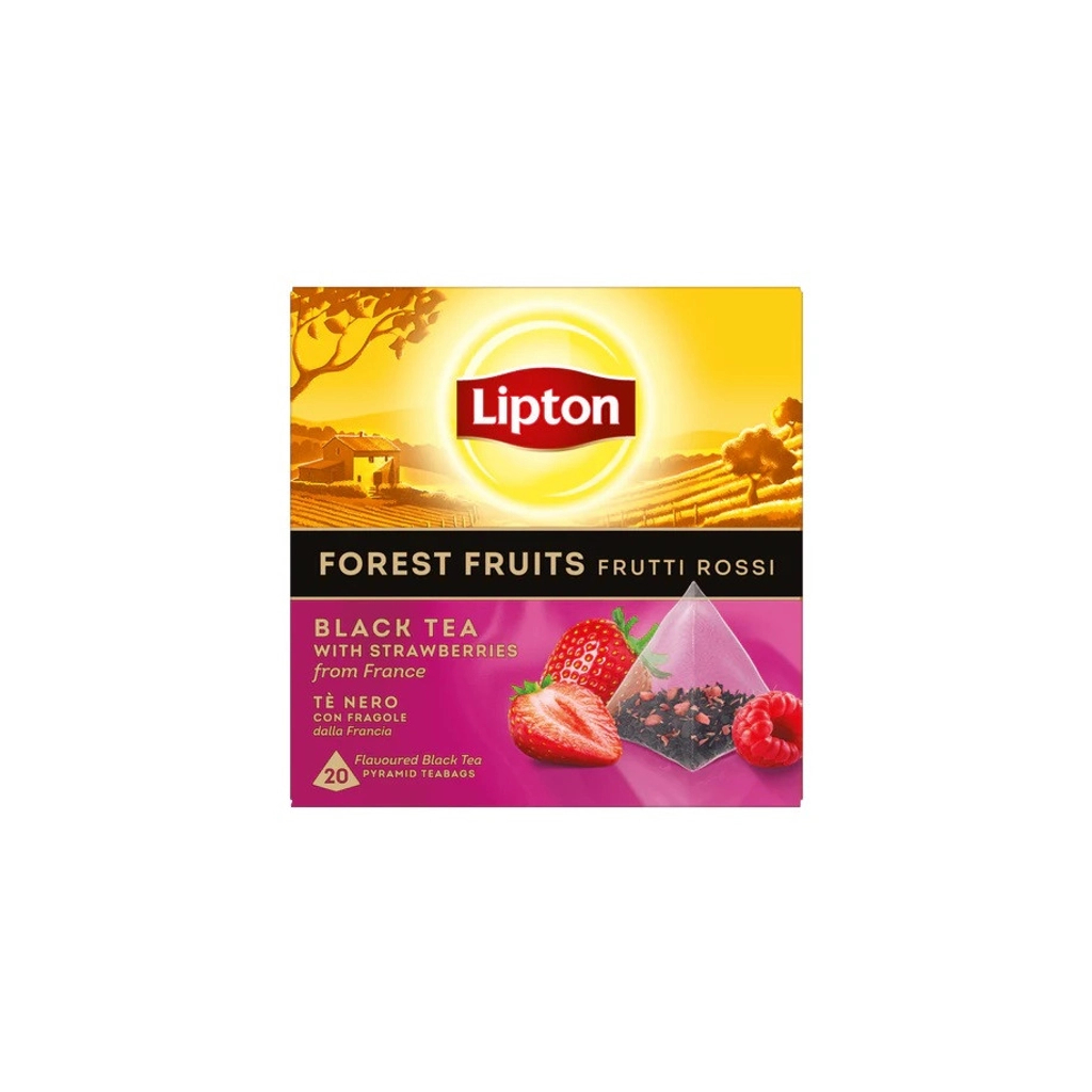 Чай Lipton чорний "Forest fruit" 20 пакетиків (5063270110881)
