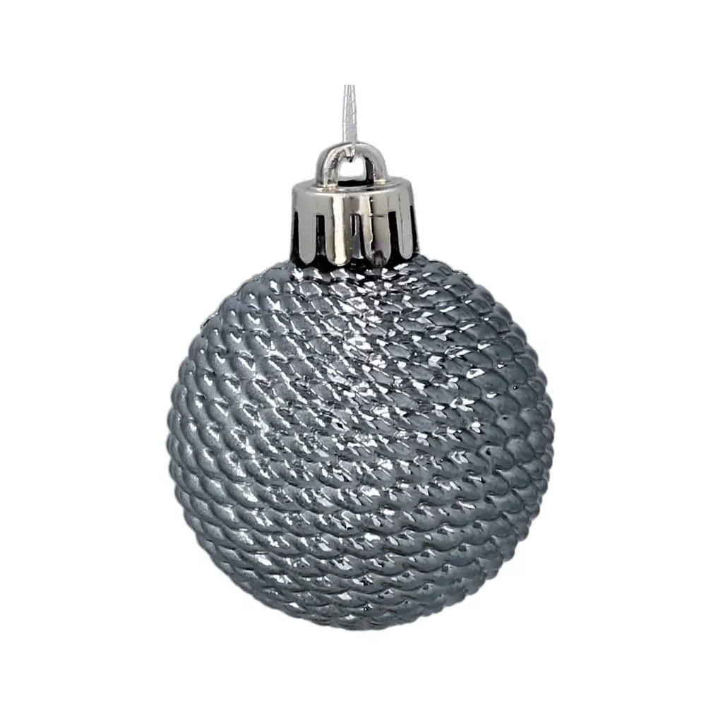 Ялинкова іграшка Chomik пластикові кульки компл. 31шт, 3см, сіро-сині (5900779877160_1) Ялинкова іграшка Chomik пластикові кульки компл. 31шт, 3см, сіро-сині (5900779877160_1)
